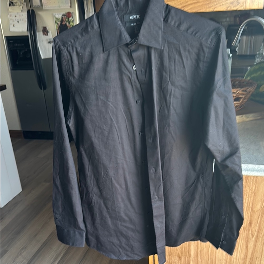 Apt. 9 Charcoal Button-Up Shirt